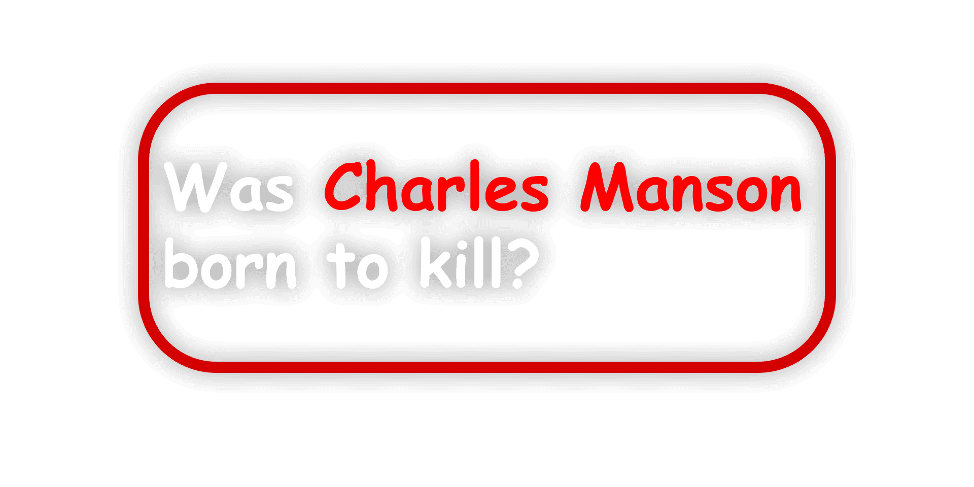 Was Charles Manson Born To Kill? | True Crime Story | Real Stories